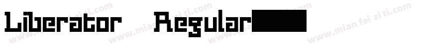 Liberator Regular字体转换